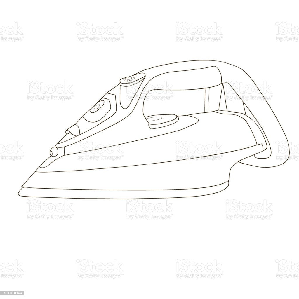 Bàn Ủi Để Ủi Trang Tô Màu Hơi Nước Sách Tô Màu Cho Trẻ Em Flatiron Hình  Minh Họa Vector Hình Minh Họa Sẵn Có - Tải Xuống Hình Ảnh Ngay Bây