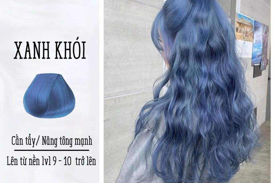 Thuốc Nhuộm Tóc Dạng Tuýp Màu Xanh Khói (Cần Tẩy, Cần Mix) Damask - Mỹ Phẩm  Chính Hãng